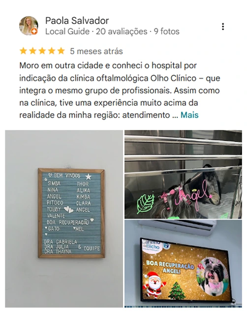 Avaliação 5 estrelas
